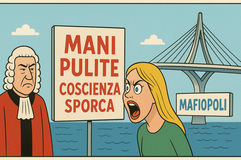 Corte dei ponti, toghe rosse, finti tonti, fasci ignoranti superbi, carriere e Di Pietro