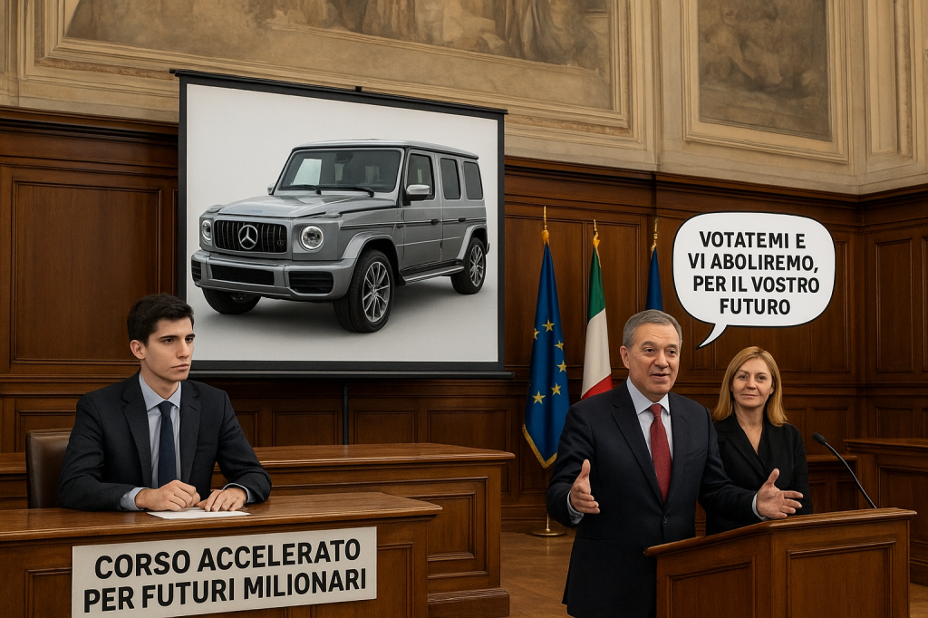 Università tra comizi elettorali e influencer – saltate tutti sul Classe G!